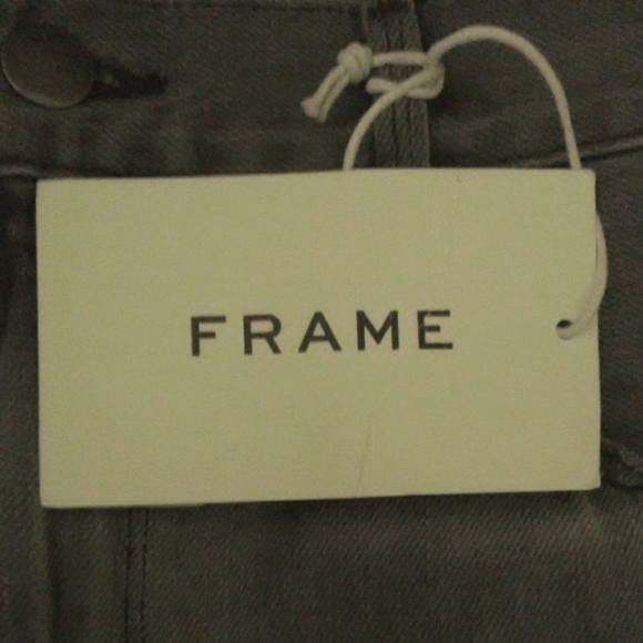 BNWT JEAN SHORTS BY FRAME ( HIGHLINE) SZ.31 2 TONE. WASHED BLACK & GREY  🔥🔥🔥 - Picture 6 of 9